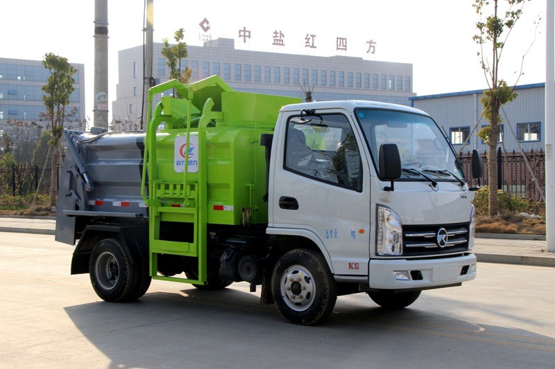 凱馬藍(lán)牌餐廚垃圾車高清圖