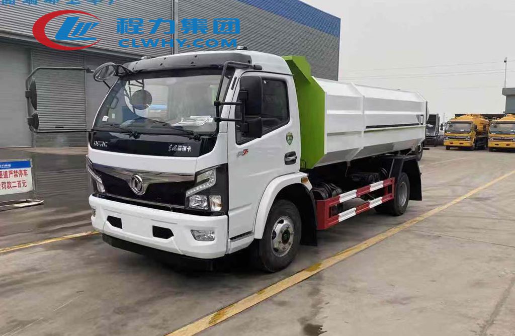 東風(fēng)福瑞卡掛桶垃圾車(chē)高清圖